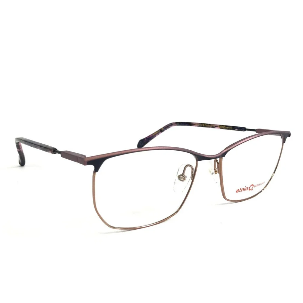 Etnia Barcelona Eyeglasses Frames UME PUDB Purple Dark Blue Rectangle 56-17-142